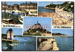 Old Postcard Souvenir De La Cote d & # 39Emeraude