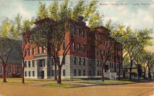 Postcard Manual Training School in Topeka, Kansas~128233