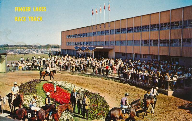 Paddock at Finger Lakes Race Track, Farmington NY, New York near Canandaigua