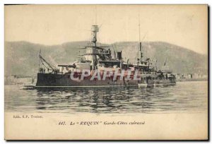 Old Postcard Boat War Shark Guard armor ratings