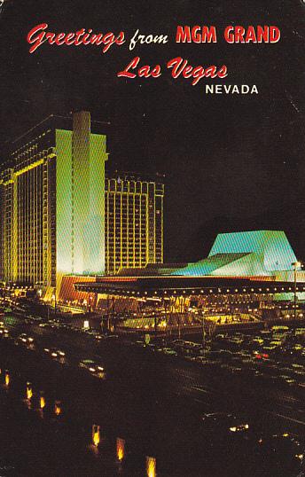 Nevada Las Vegas MGM Grand Hotel 1974