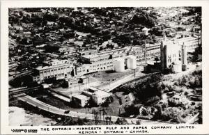 Ontario - Minnesota Pulp & Paper Co. Kenora Ontario ON Unused RPPC Postcard F8