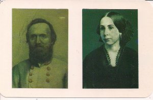CIVIL WAR, Rachel D. Jackson wiith Stonewall Jackson, Period Photo REPRO Uniform