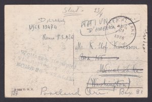 ITALY, Vintge postcard, Rome, Villa Borghese