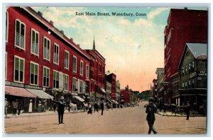 1910 East Main Street Waterbury Connecticut CT Unposted Vintage Antique Postcard