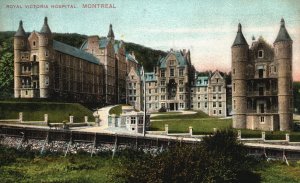 Montreal Canada, Royal Victoria Hospital Medical Center Vintage Postcard 1910