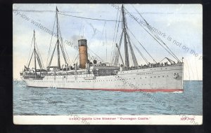 UC260 - Union Castle Liner - Dunvegan Castle - postcard