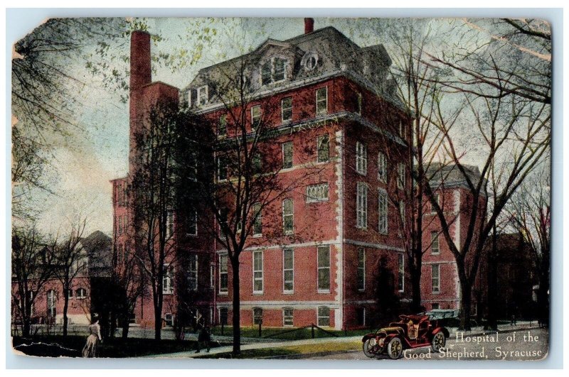 1913 Hospital Of The Good Shepherd Exterior Syracuse New York NY Posted Postcard