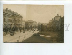 3172906 LATVIA RIGA Vintage photo train post postcard