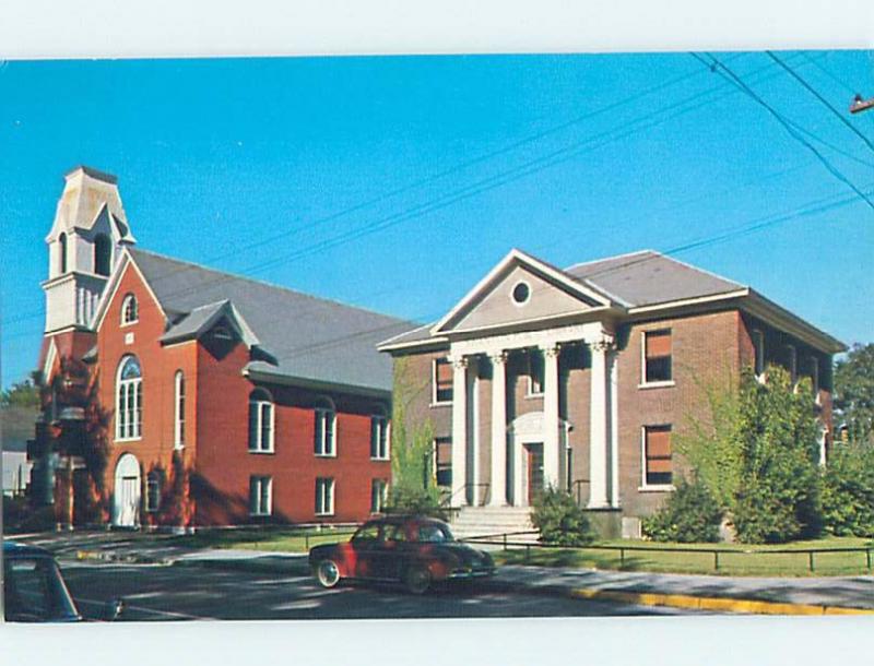 Unused Pre-1980 CHURCH SCENE Swanton Vermont VT A5624