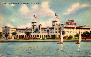 Florida Sanford Hotel Mayfair St Johns River Fruit Order Card