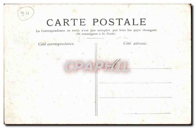 Old Postcard Marne Au Pont De Chennevieres