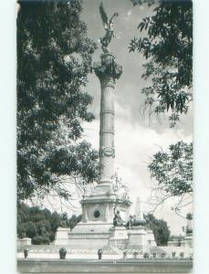 old rppc ANGEL OF INDEPENDENCE MONUMENT Mexico City Mexico i3853