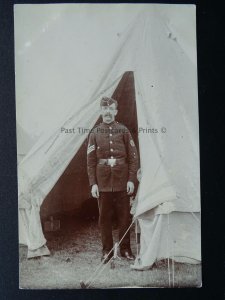 SHIPLEY AMBULANCE CORPS on Camp WILLIE BALMFORTH c1905 RP Postcard