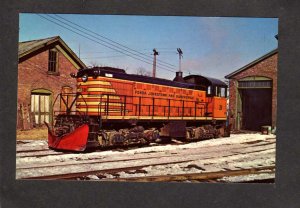 NY Fonda Johnstown & and Gloversville Railroad Train Unit 21 New York Postcard