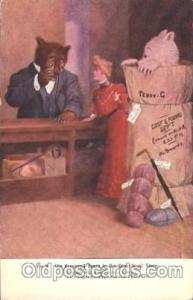 Roosevelt bear Animal Postcard Post Card  