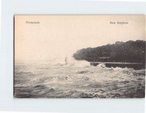 Postcard Promenade New Brighton England