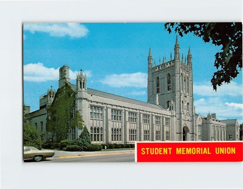 Postcard Student Memorial Union University of Missouri Columbia Missouri USA