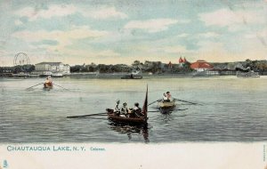 Chautauqua Lake, New York, Very Early Postcard, Published by Raphael Tuck & Sons