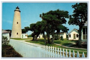 c1960 Ocracoke Lighthouse Exterior View Ocracoke Island North Carolina Postcard