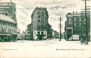 Connecticut Waterbury Exchange Place Street Scene