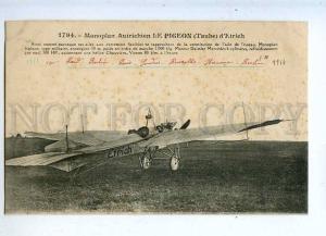 205510 FRANCE AVIATION airplane pilot PIGEON D'ETRICH #1794