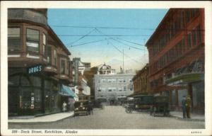 Ketchikan AK Dock St. Postcard