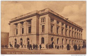 Exterior,  Post Office ,  Spokane,  Washington,  PU_ 00-10s