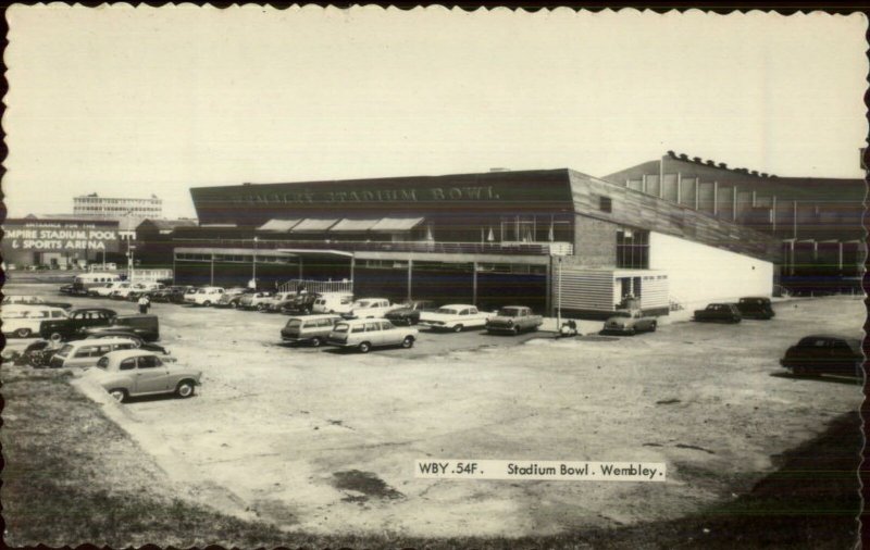 Wembley Stadium Bowl Real Photo Postcard