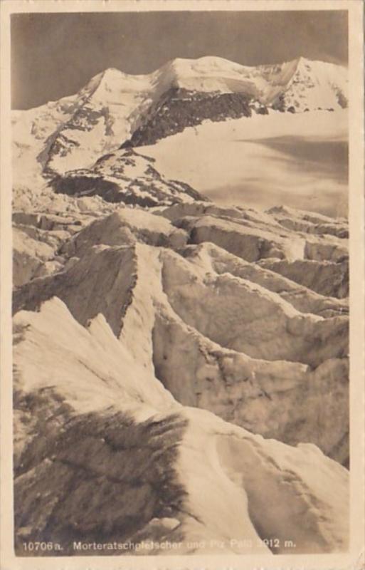 Switzerland Morteratschgletscher Piz Palu 1916 Photo