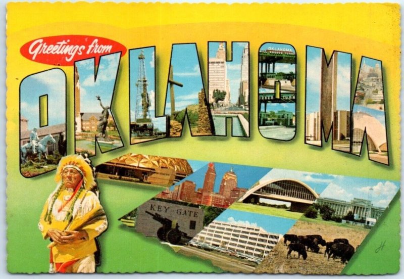 Postcard - Greetings from Oklahoma
