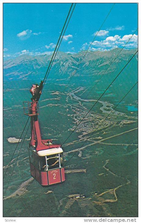 Jasper Sky Tram, Jasper Natonal Park, Alberta, Canada, 40-60s