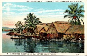 Panama Carti Grande One Of The San Blas Islands Showing Indian Village