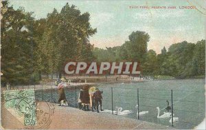 Postcard Old Regens London park