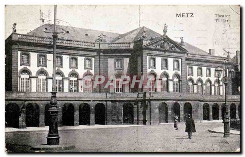 Old Postcard Metz Theater