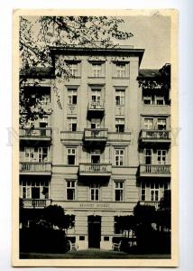 236469 CZECH FRANZENSBAD Kurhaus Merkur ADVERTISING RPPC