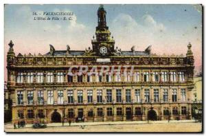 Old Postcard Valenciennes L & # 39Hotel City