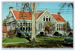 1967 The Litheau Library Augusta Maine ME Posted Vintage Postcard