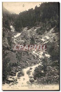 Old Postcard Around The Raillere Cauterets Cascade Vallee Lutour