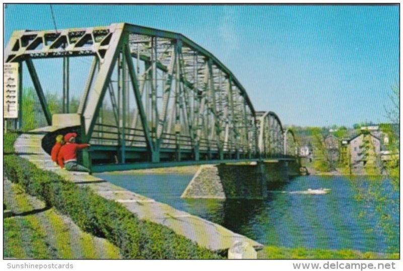 The Delaware River Bridge Upper Black Eddy & Milford Pennsylvania