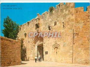 Postcard Modern Jerusalem Zion Gate