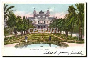 Old Postcard Monte Carlo Casino