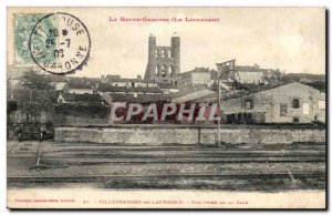 Villefranche LAURAGAIS Old Postcard View from the train station