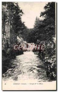 Postcard Old Condat Gorges de La Rhue