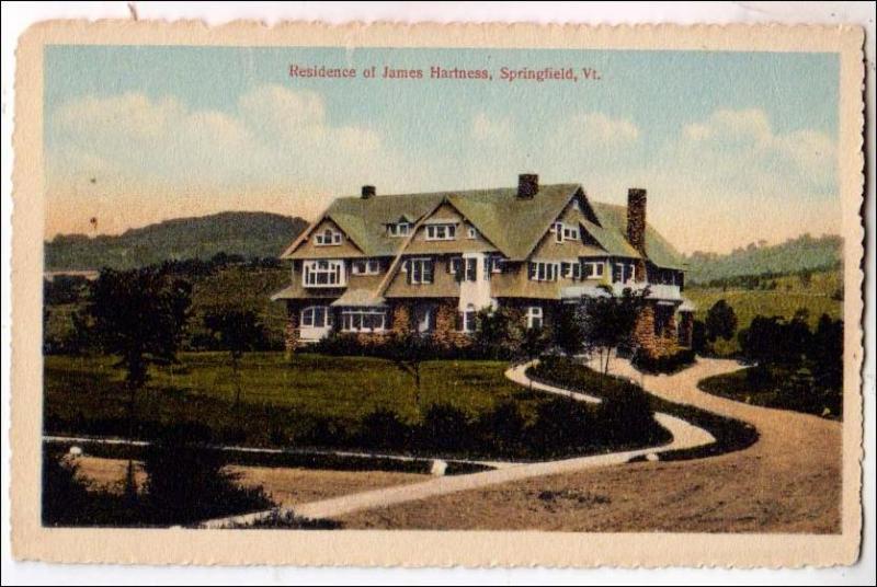 VT - Residence of James Hartness, Springfield