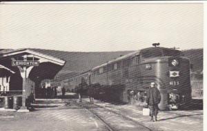 RAILROAD DEPOT   LEHIGHTON, PA  BLACK DIAMOND TRAIN pc