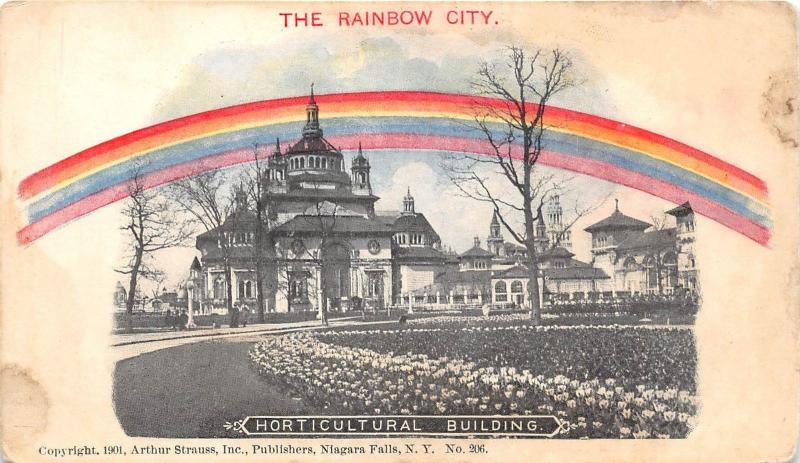 B2068 Canada Horticultural Building The Rainbow City not used    front/back scan
