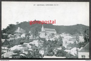 dc1495 - GRENADA BWI c1905-10 Panoramic View of St Georges