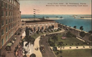 St Petersburg Florida FL Vinoy Park Hotel Albertype Vintage Postcard