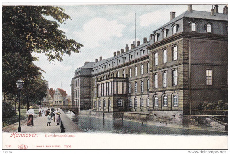 HANNOVER, Lower Saxony, Germany, 1900-1910's; Residenzschloss